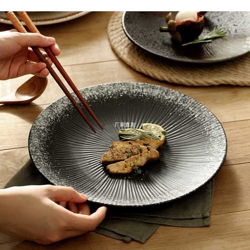 Home Cooking In Japanese - Japon Retro Mutfağı Seramik Suşi Tabağı