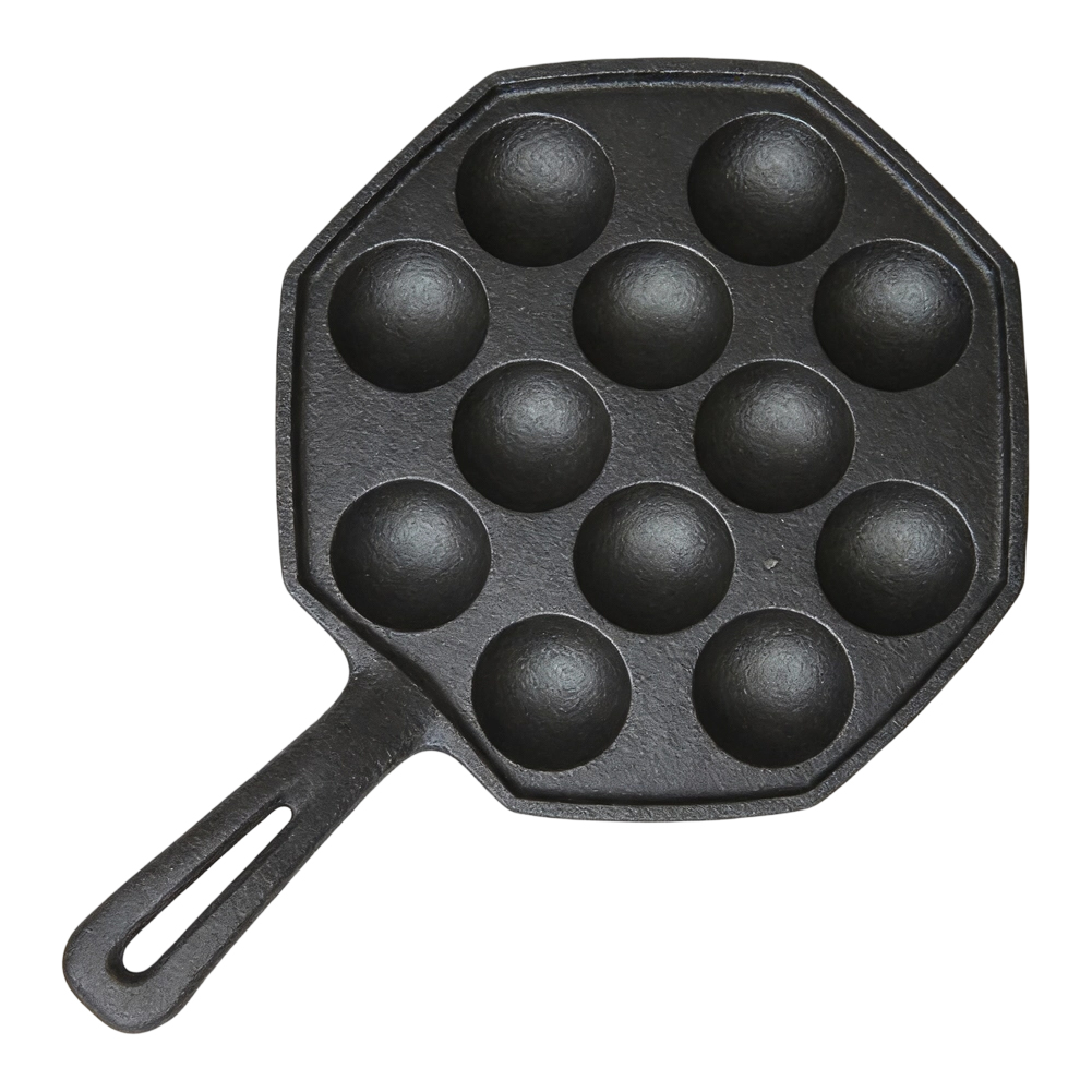 Takoyaki Pan Cast - Dökme Demir Takoyaki Yapıcı 12 Gözlü