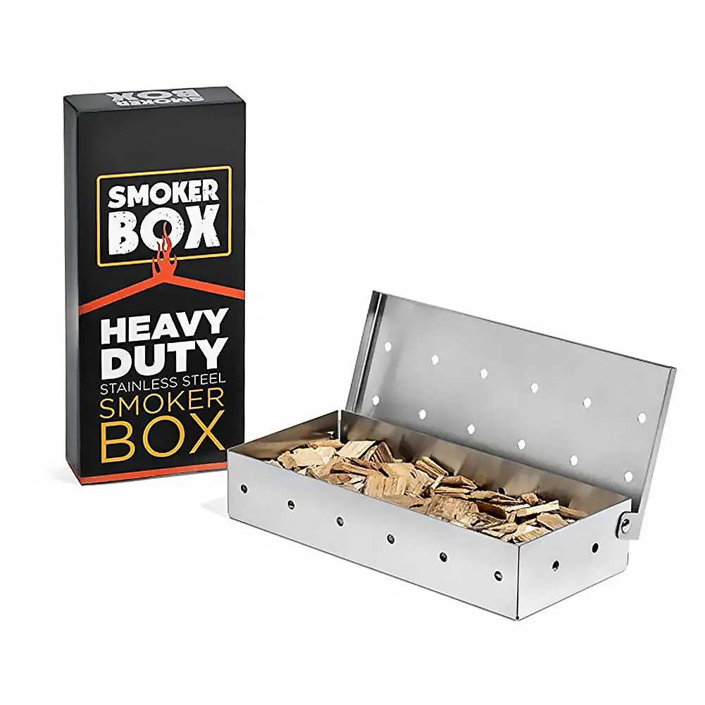 Smoker Box Wood Chip - HQ Ahşap Cips BARBEKÜ Sigara İçen