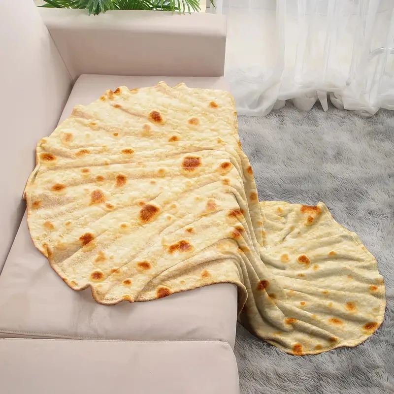 Tortilla Warmer Cloth - Çok Boyutlu Komik Yuvarlak Mısır Tortilla