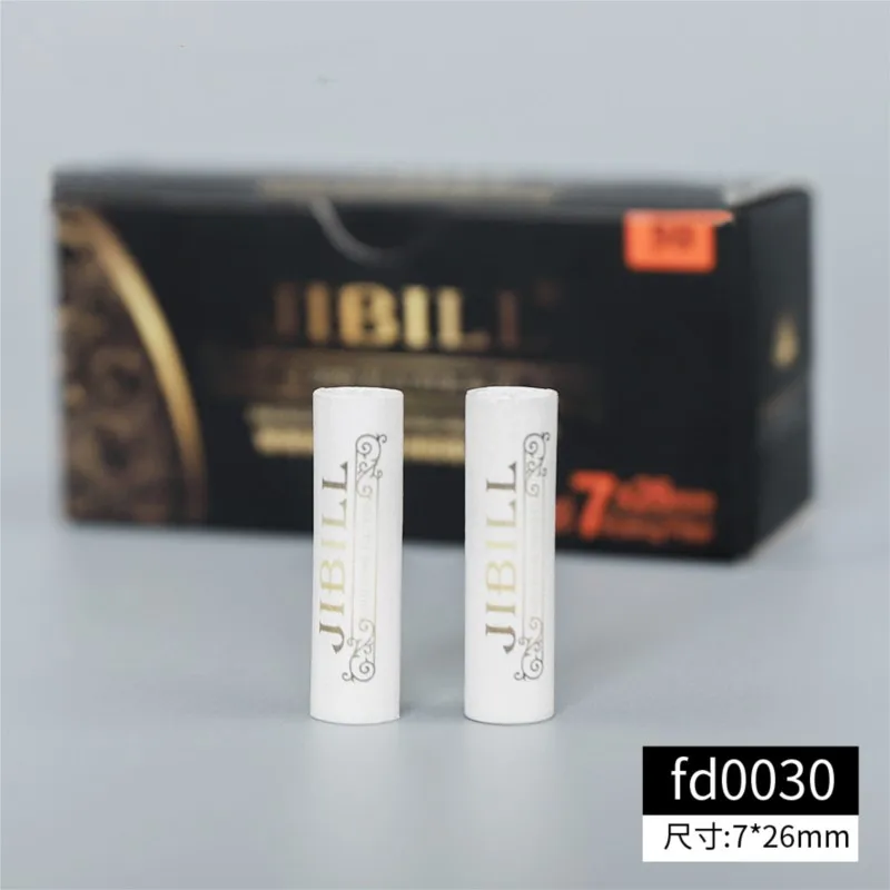 Smoker Box Wood Chip - 50 adet 6/7mm Sigara Boru Filtreleri