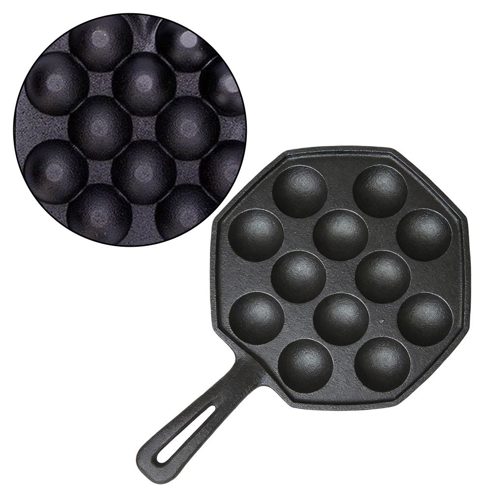 Dökme Demir Takoyaki Yapıcı 12 - Takoyaki Pan Cast incelemesi ve fiyatı