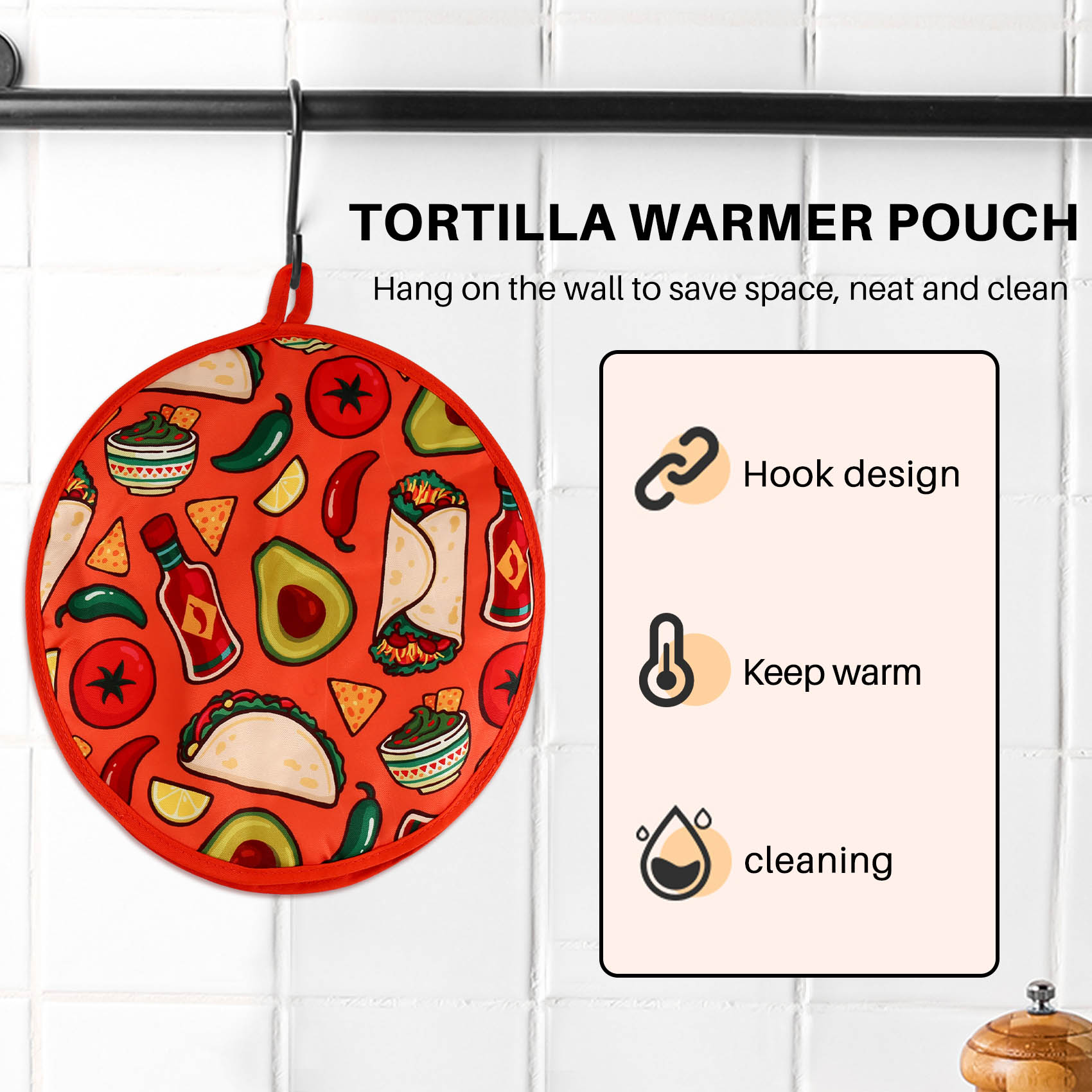 12 İnçlik Burrito Kumaş Çantas - Tortilla Warmer Cloth incelemesi ve fiyatı