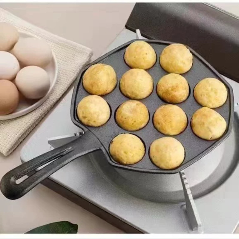 Dökme Demir Yapışmaz Yumurta T - Takoyaki Pan Cast incelemesi ve fiyatı