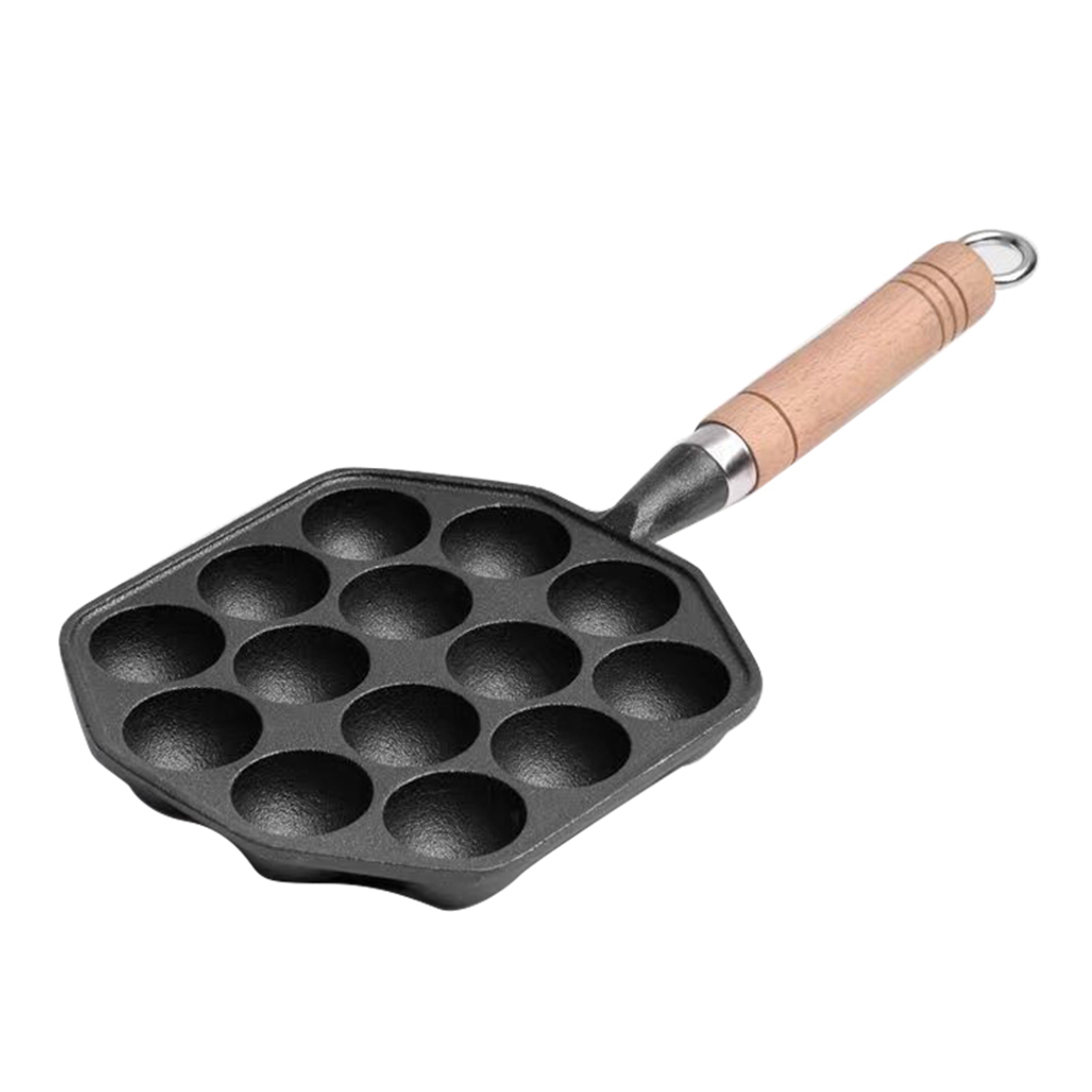 14 delik Takoyaki Pan yapışmaz - Takoyaki Pan Cast incelemesi ve fiyatı