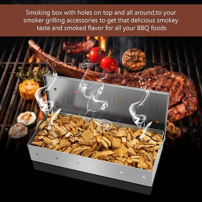 Paslanmaz Çelik Füme Kutusu, O - Smoker Box Wood Chip incelemesi ve fiyatı