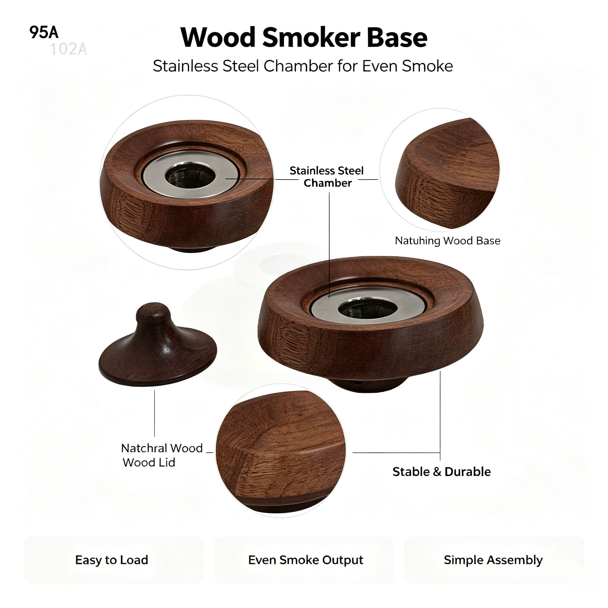 Kokteyl Fümigatör Seti Ahşap D - Smoker Box Wood Chip incelemesi ve fiyatı