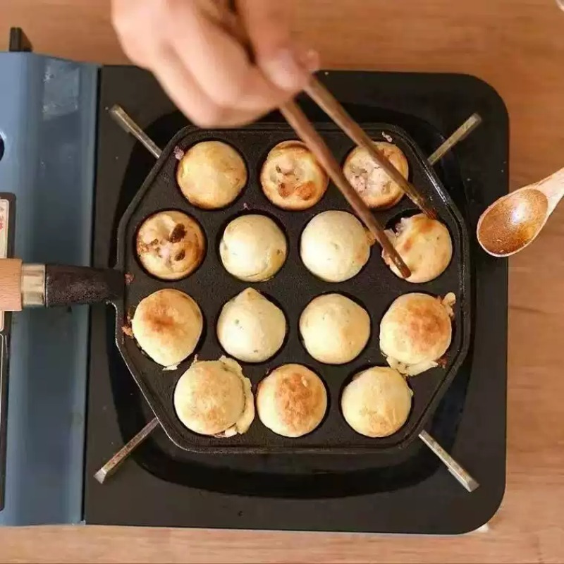 Dökme Demir Yapışmaz Yumurta T - Takoyaki Pan Cast incelemesi ve fiyatı