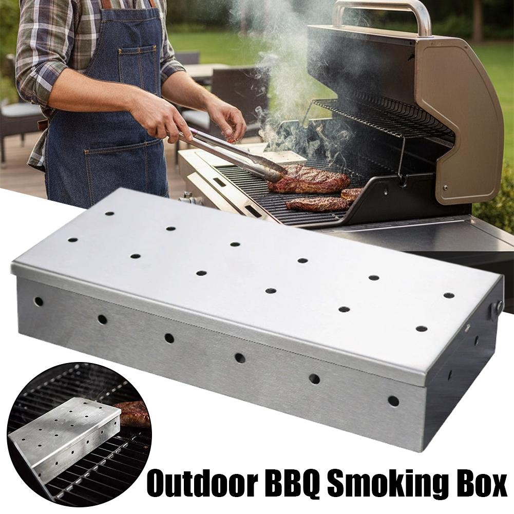 Paslanmaz Çelik Barbekü Sigara - Smoker Box Wood Chip incelemesi ve fiyatı