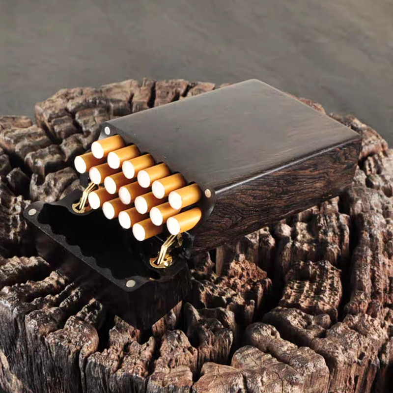 Abanoz Ahşap Çevirmeli Sigara  - Smoker Box Wood Chip incelemesi ve fiyatı