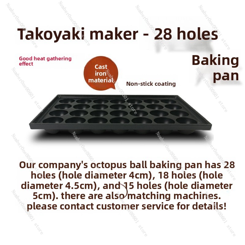 28 Delikli Dökme Demir Takoyak - Takoyaki Pan Cast incelemesi ve fiyatı