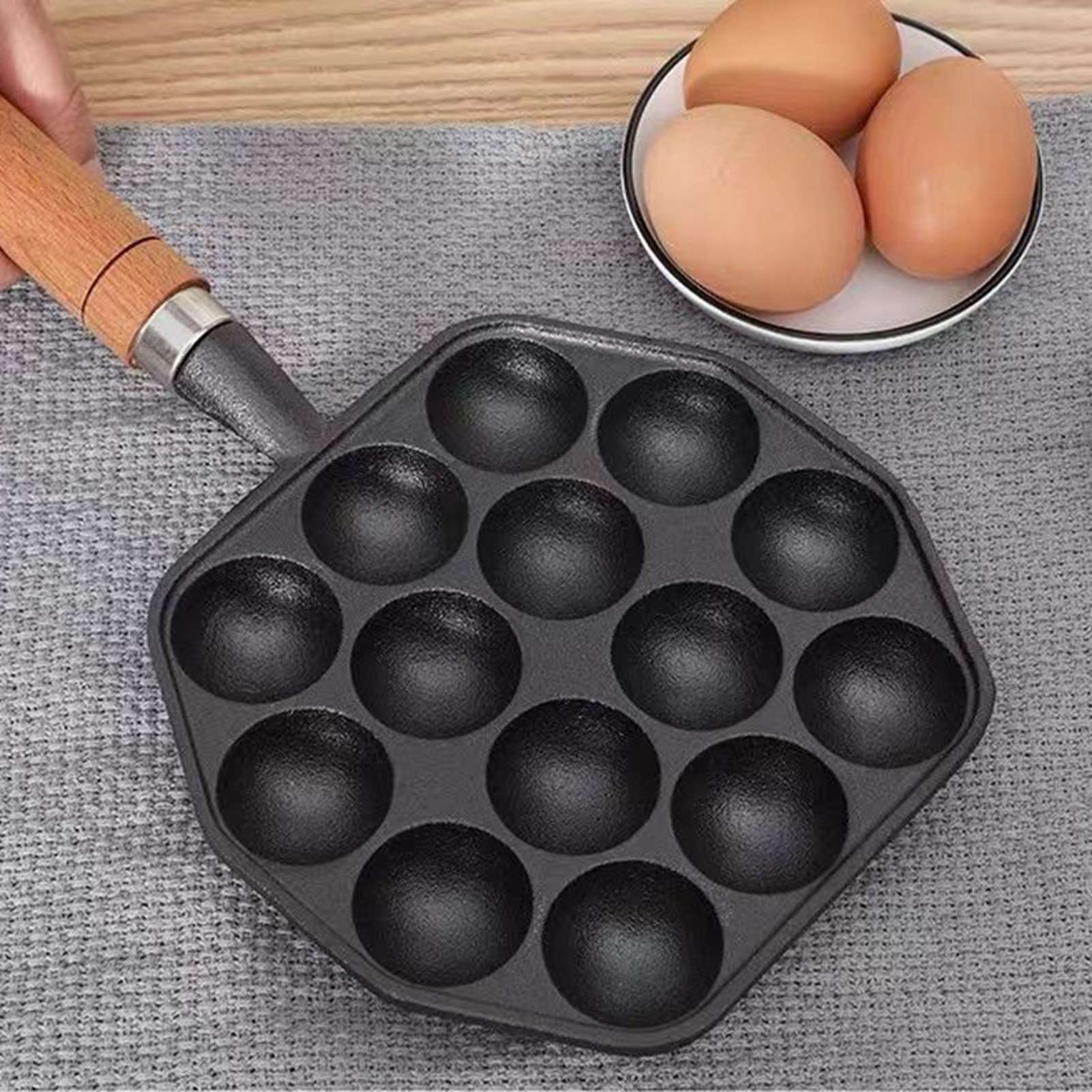 Takoyaki ızgara tavası Kolay T - Takoyaki Pan Cast incelemesi ve fiyatı