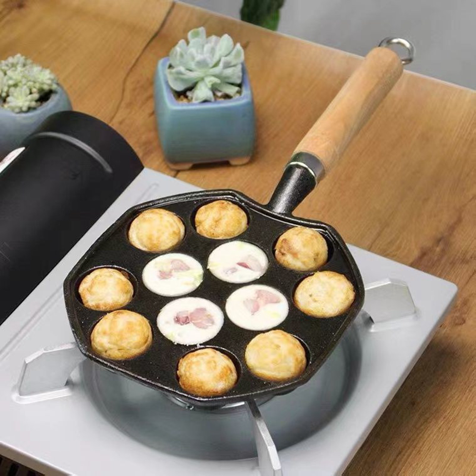 Takoyaki ızgara tavası Kolay T - Takoyaki Pan Cast incelemesi ve fiyatı