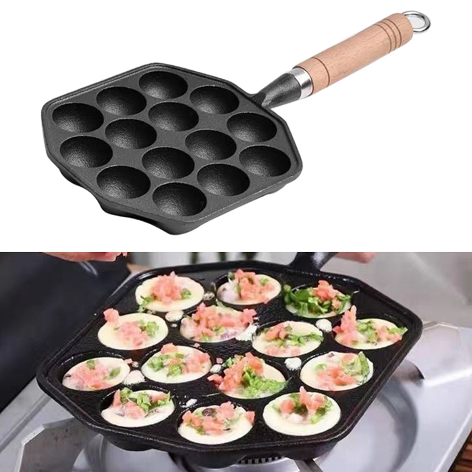 Ahtapot Köfte Kalıp Makinesi T - Takoyaki Pan Cast incelemesi ve fiyatı
