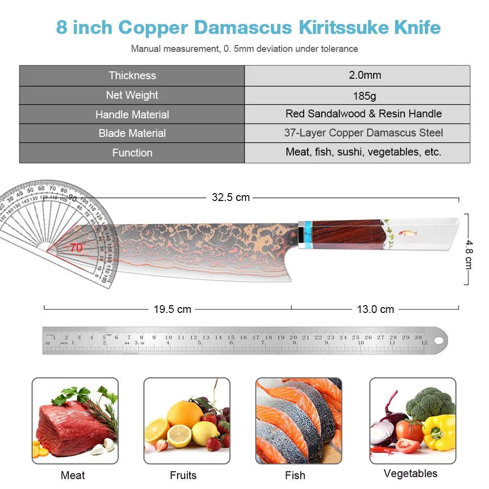 Kiritsuke Şef Bıçağı, 20 cm, 3 - Home Cooking In Japanese incelemesi ve fiyatı